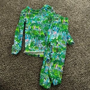 Lilly Pulitzer PJ set size 2t